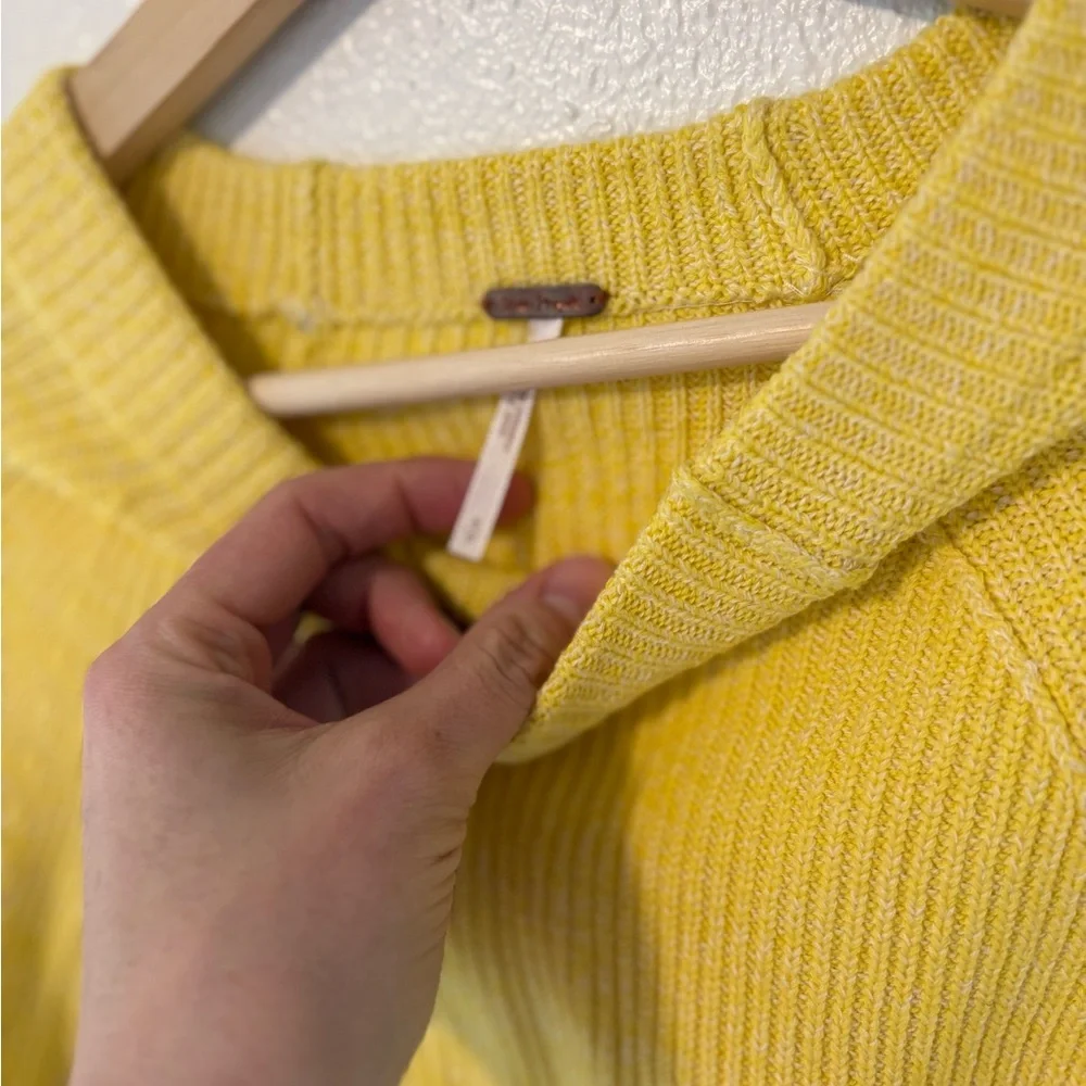 Free People Bright Yellow Turtleneck Sweater - Picture 7 of 11